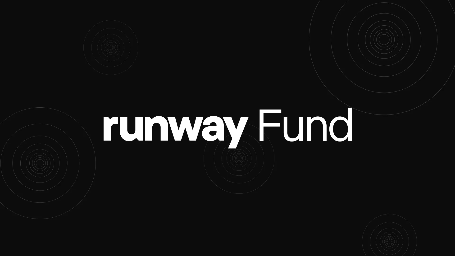 Runway Fund 官方发布图